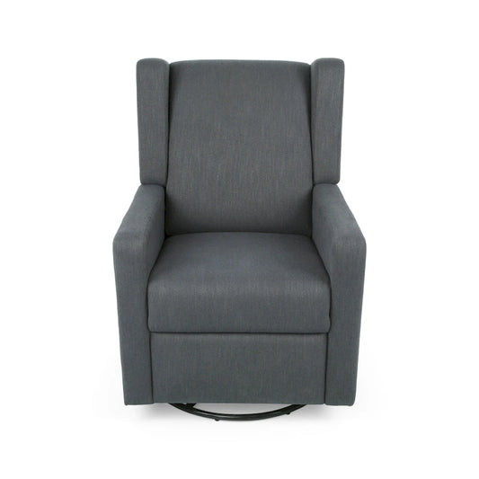 Swivel Glider Recliner, Adjustable Chair with Plush Upholstery