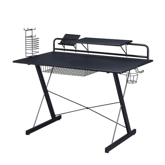 Carbon Fiber Gaming Desk (with Storage Shelf)