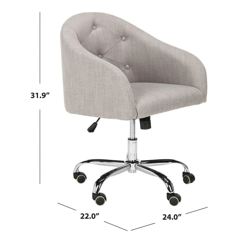 Swivel Adjustable Office Chair — 24" W x 22" D x 35" H