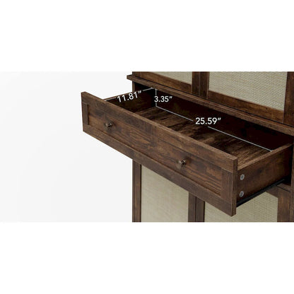 4 Door Cabinet with 1 Drawer