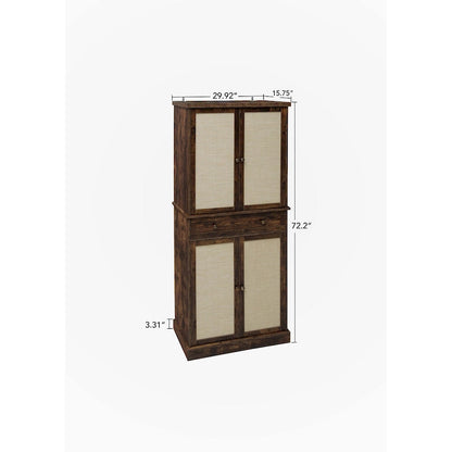4 Door Cabinet with 1 Drawer