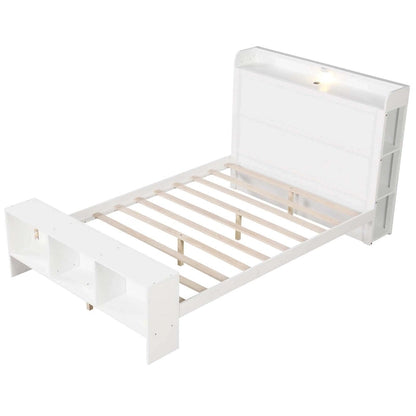 Single/Double Bed Frame (with Storage Headboard and Footboard)