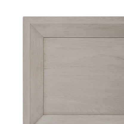 Modern Solid Wood Panel Bed