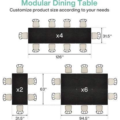 31.5 Inches Industrial Square Dinner Table with Metal Base