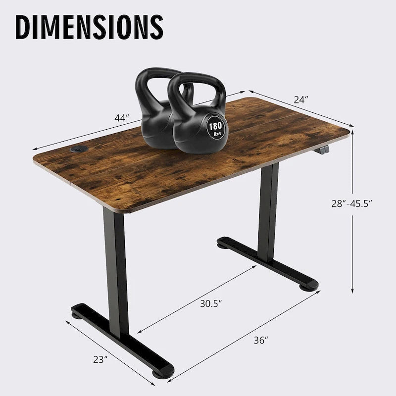 Electric Standing Desk — Adjustable Computer Desk