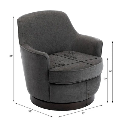 Wooden Swivel Leisure Chair