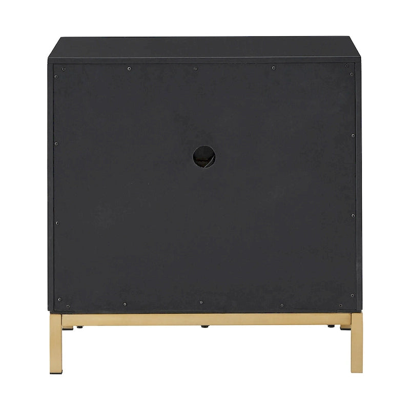 Tall Two-Drawer Nightstand