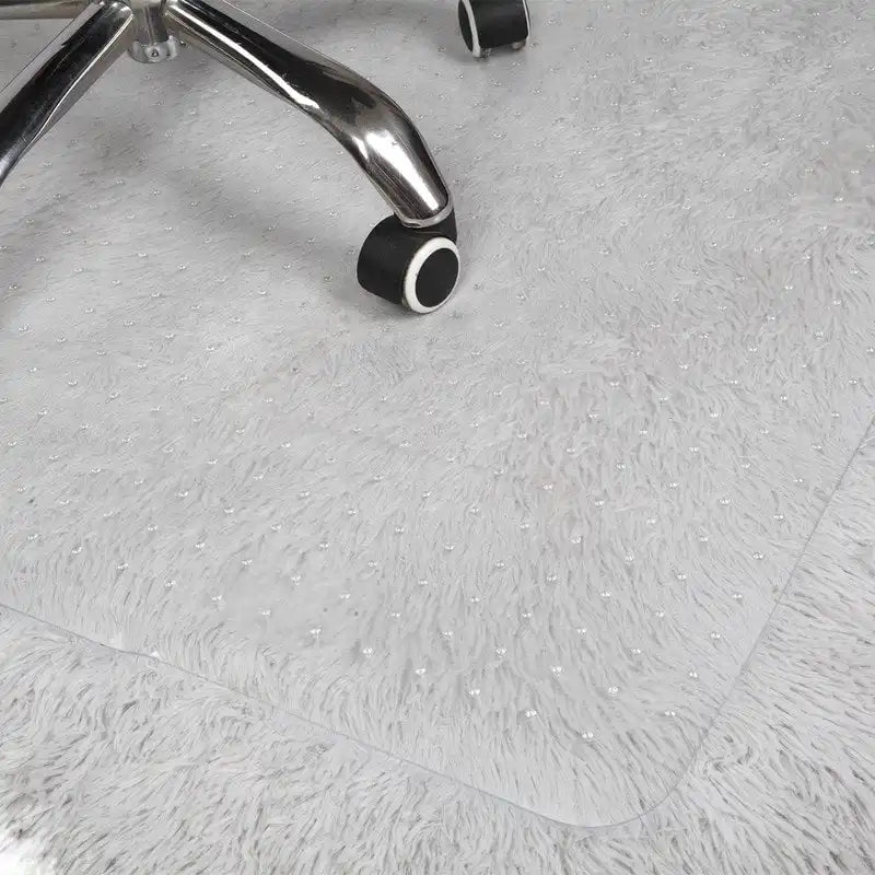 Office Floor Chair Mat With Lip, 36 x 48 inches, Easy Glide for Chairs, Flat Without Curling