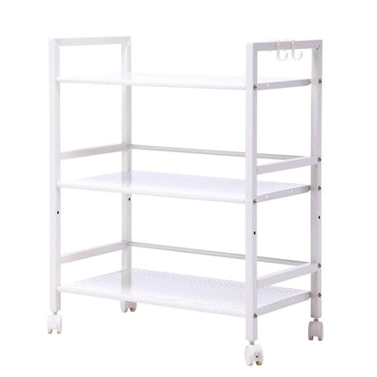 3-Tier Multi-function Rack Shelves Widen Rolling Kitchen Bathroom Storage Utility Cart