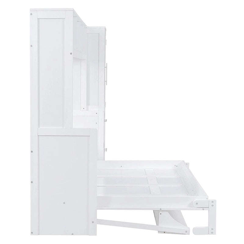 Murphy Bed / Wall Bed — With Wardrobe And Drawers