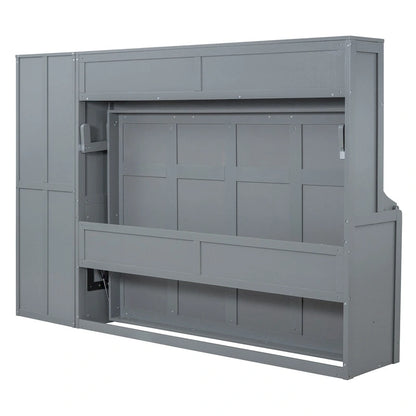 Murphy Bed / Wall Bed — With Wardrobe And Drawers