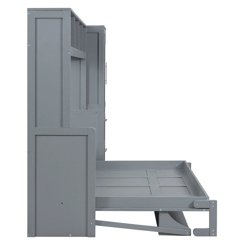 Murphy Bed / Wall Bed — With Wardrobe And Drawers
