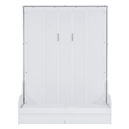 Wooden Murphy Bed Wall Bed with Cushion