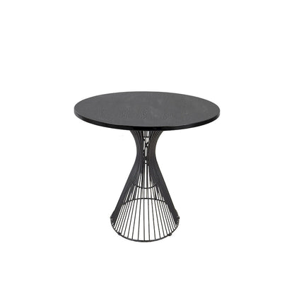 Bronze-Colored Oval Dining Table
