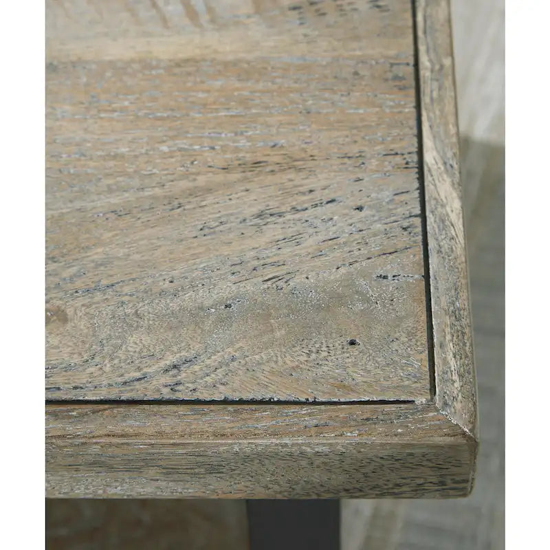 Two-Tone Brown and Black Coffee Table
