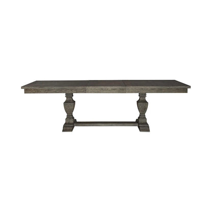 Brown Bracket Table Set