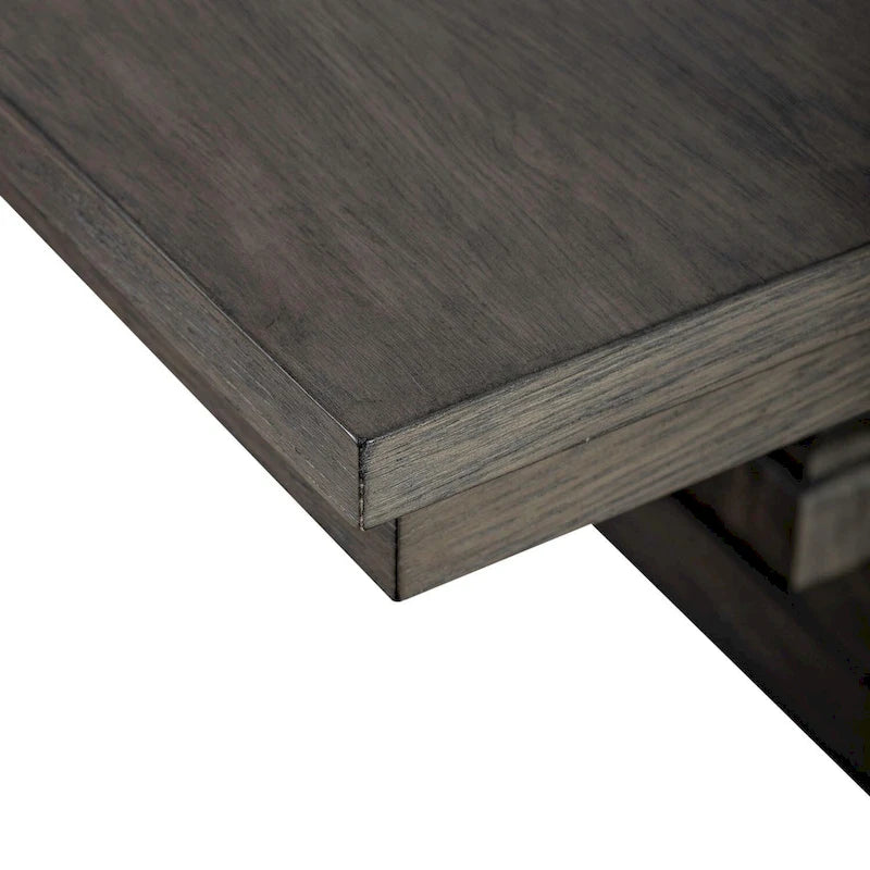 Brown Bracket Table Set
