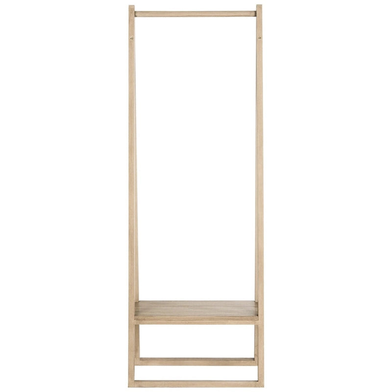 67 Retro Mid-Century Style Light Gray Coat Rack