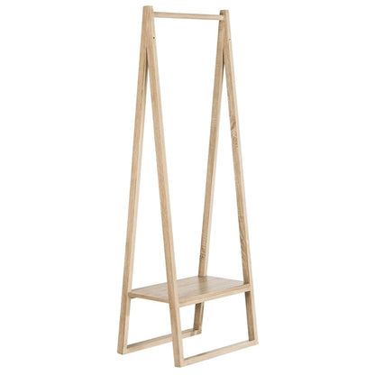 67 Retro Mid-Century Style Light Gray Coat Rack