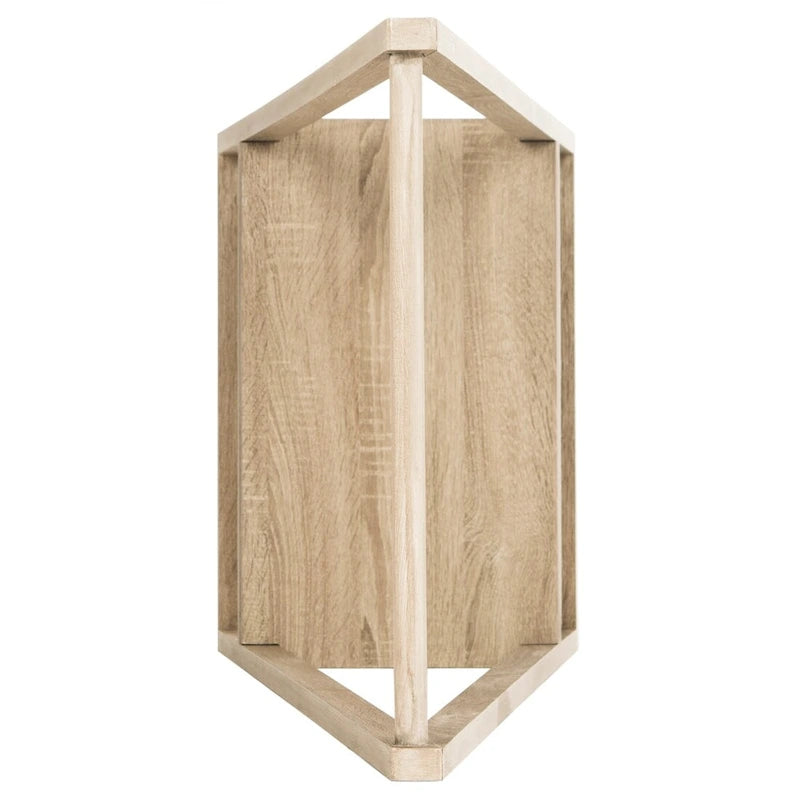 67 Retro Mid-Century Style Light Gray Coat Rack